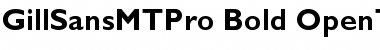 Gill Sans MT Pro Bold Font
