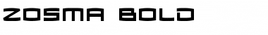 Zosma Bold Font