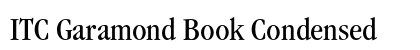 ITC Garamond Book Condensed Preview