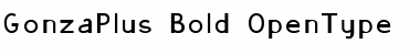 GonzaPlus Bold Font