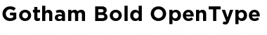 Gotham Bold Font