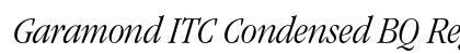 Garamond ITC Condensed BQ Regular preview