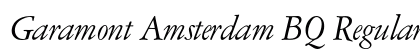 Garamont Amsterdam BQ Regular preview