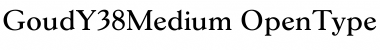 GoudY38Medium Regular Font