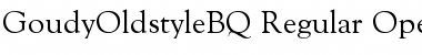 Download Goudy Old Style BQ Font