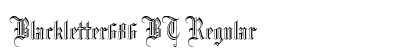 Blackletter686 BT Regular preview