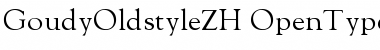 GoudyOldstyleZH Regular Font