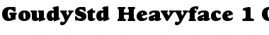 Download Goudy Heavyface Std Font