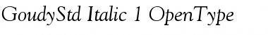 Download Goudy Oldstyle Std Font