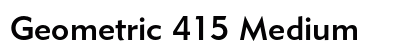 Geometric 415 Medium Preview