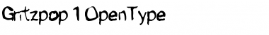 Gritzpop Regular Font