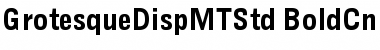 Download Grotesque Disp MT Std Font