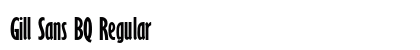 Gill Sans BQ Regular preview