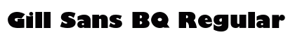 Gill Sans BQ Regular preview
