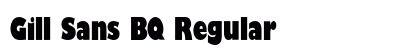 Gill Sans BQ Regular preview