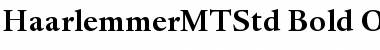 Download Haarlemmer MT Std Font