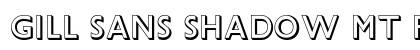 Gill Sans Shadow MT Pro Regular preview