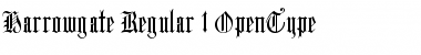 Harrowgate Regular Font Harrowgate Regular Font