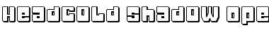 Headcold Shadow Font