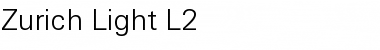 Download Zurich Lt L2 Font