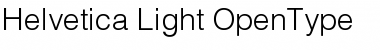 Helvetica Light Font