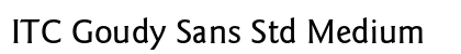 ITC Goudy Sans Std Medium preview