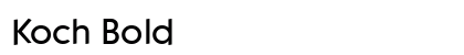 Koch Bold preview
