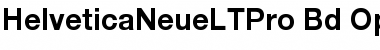 Helvetica Neue LT Pro 75 Bold Font