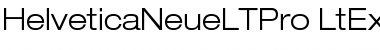 Helvetica Neue LT Pro 43 Light Extended Font