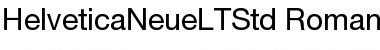 Helvetica Neue LT Std Font