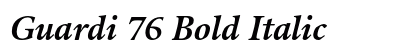 Guardi 76 Bold Italic preview