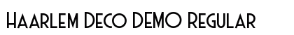 Haarlem Deco DEMO Regular preview
