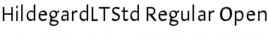 Hildegard LT Std Regular Font