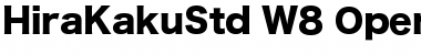 Hiragino Kaku Gothic Std Font