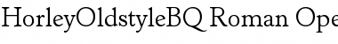 Horley Old Style BQ Regular Font