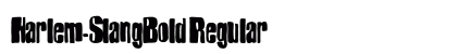 Harlem-SlangBold Regular Preview