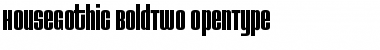 HouseGothic BoldTwo Font