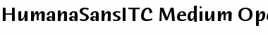 Download Humana Sans ITC Font