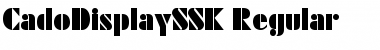 Download CadoDisplaySSK Font