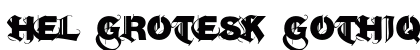 Hel Grotesk Gothiq Bold preview