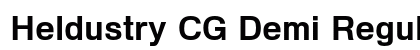 Heldustry CG Demi Regular preview