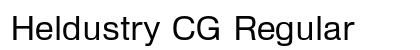 Heldustry CG Regular preview