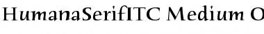 Download Humana Serif ITC Font