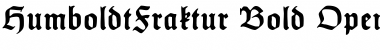 Download HumboldtFraktur Font