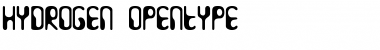 Hydrogen Regular Font