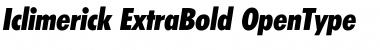 Iclimerick ExtraBold Font