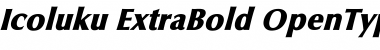 Icoluku ExtraBold Font