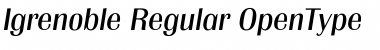 Igrenoble Regular Font