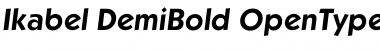 Ikabel DemiBold Font