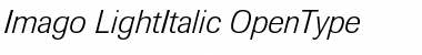 Berthold Imago Light Italic Font